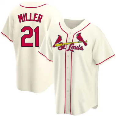 2019 St. Louis Cardinals Andrew Miller #21 Game Issued White Jersey 48  DP44852