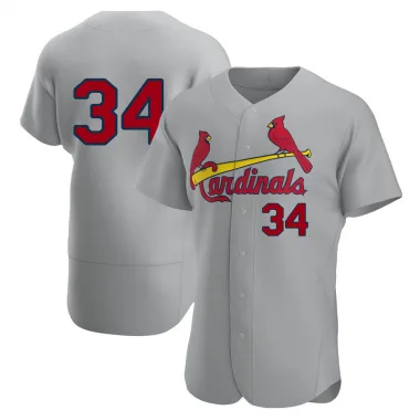 2021 St Louis Cardinals John Nogowski #34 Game Issued P Used White Jersey  45 P 3